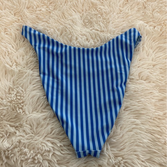 Dippin' Daisy's Blue Striped Bikini Bottom - Picture 3 of 3